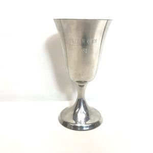 Vintage STIEFF PEWTER 1981 Italian Open Goblet‎ Chalice Cup Memorabilia Souvenir